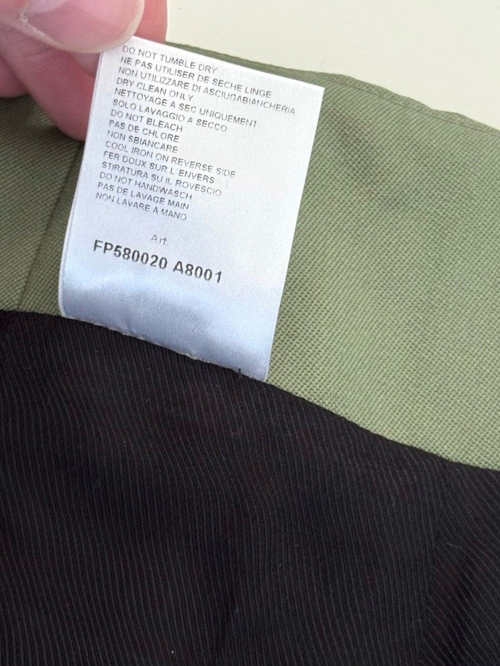 NWT Pierre Balmain Olive Green High-Waist Military Style Button Shorts - Size 34 - Picture 8 of 12